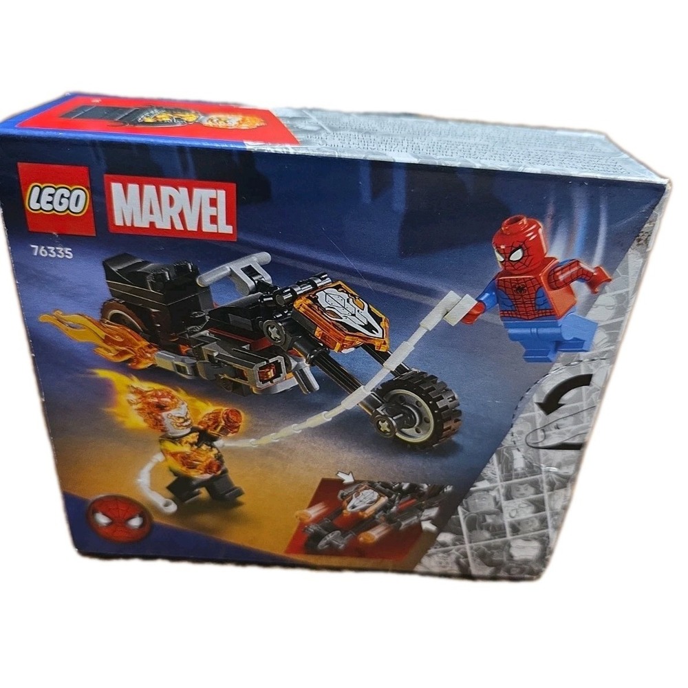LEGO Marvel Spider-Man vs. Ghost Rider Motorcycle Building Toy for Multicolor - Picture 2 of 3